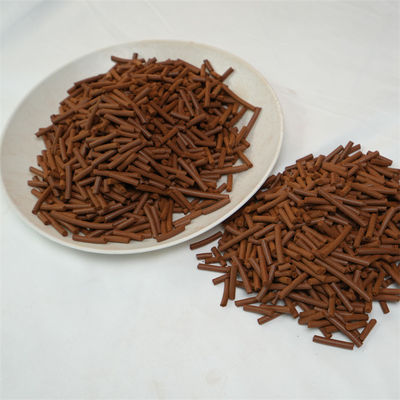 5Desulfurizador de óxido de ferro de densidade de.24 G/cm3 com 40-50% de porosidade e resistência ao esmagamento ≥ 70 N/cm para purificação de gases