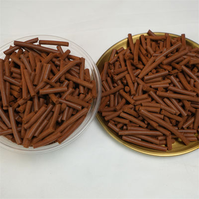 लोहे के ऑक्साइड डिसल्फ्यूराइजेशन मीडियम के लिए डिसल्फ्यूराइजेशन पीला और भूरा लंबे ग्रेन्यूल क्रशिंग ताकत ≥50N/Cm