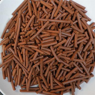 Desolforante per ossido di ferro Densità di massa 0,6-0,9 g/cm3 Granuli lunghi gialli e marroni per un'efficace rimozione dello zolfo nei flussi di gas